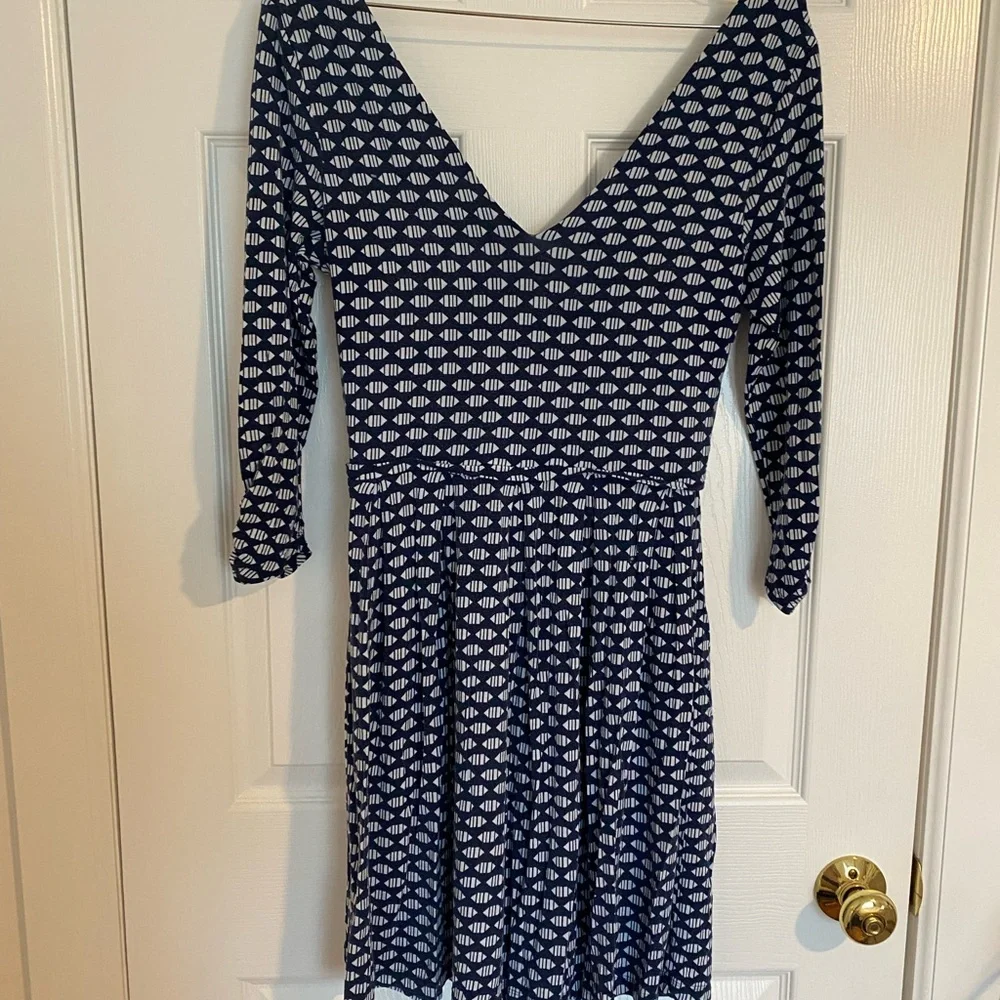 Tart Ruched A-Line Pattern Dress - Picture 8 of 13